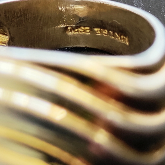 Vintage 14k G.E. ESPO Joseph Esposito Clear CZ size 6.6 - Picture 7 of 13